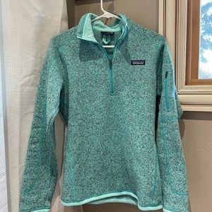 women’s patagonia better sweater 1/4 zip